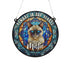 Cat Siamese Memorial Stained Glass Effect Suncatcher